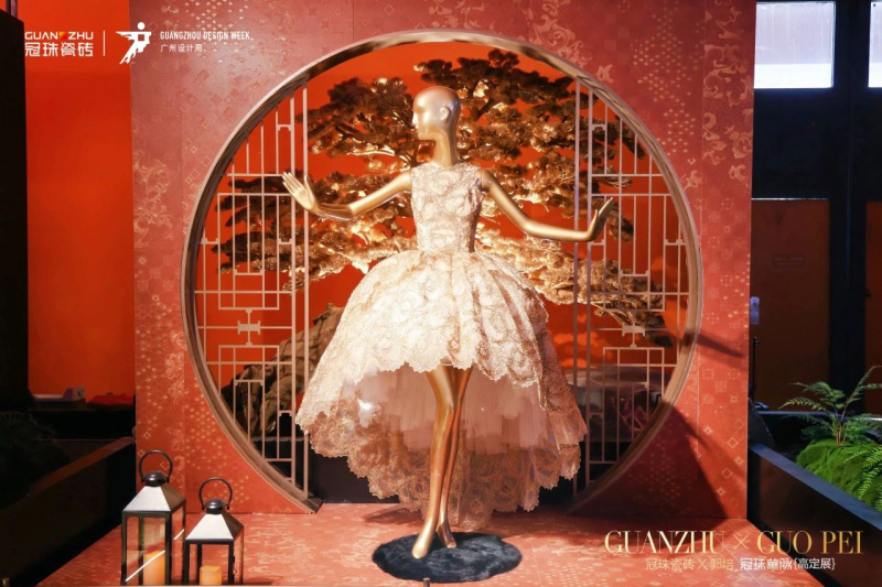 冠珠瓷砖×郭培「冠珠华脉」高定展典藏级美学全场瞩目！(图5)