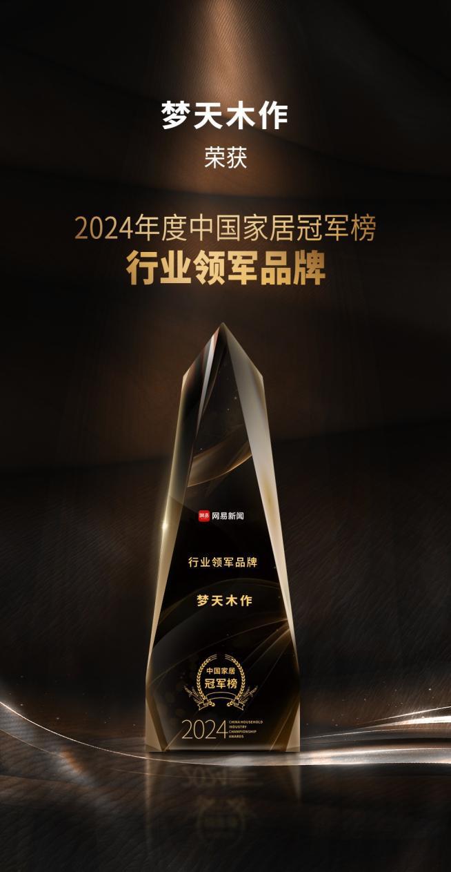 2024中国家居冠军榜重磅发布梦天木作摘得行业领军品牌!(图2) 2024中国家居冠军榜重磅发布梦天木作摘得行业领军品牌!(图2)